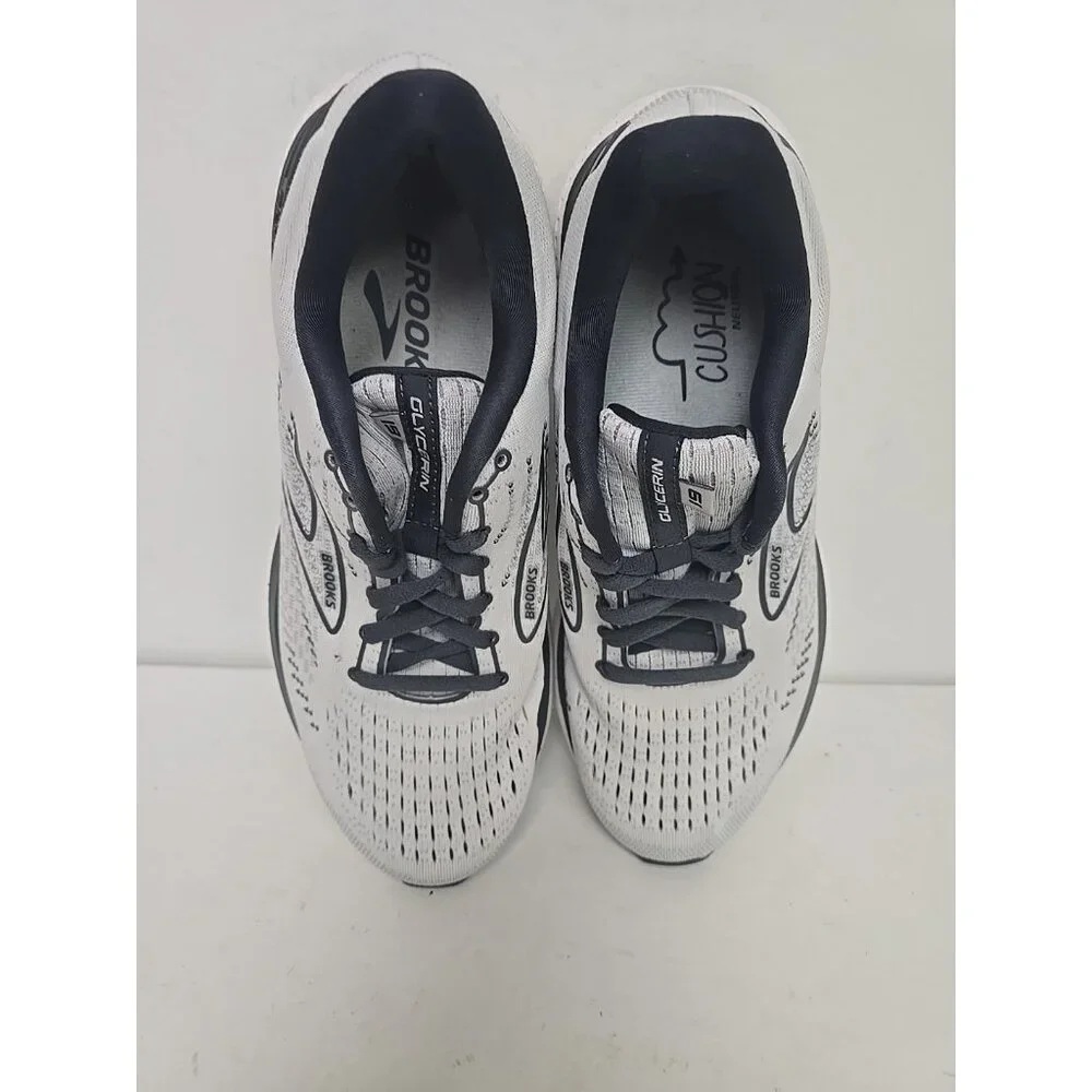 Brooks Women's 1203431b085 Glycerin 19 Running Shoe Gray/White Size 9M - Picture 8 of 10